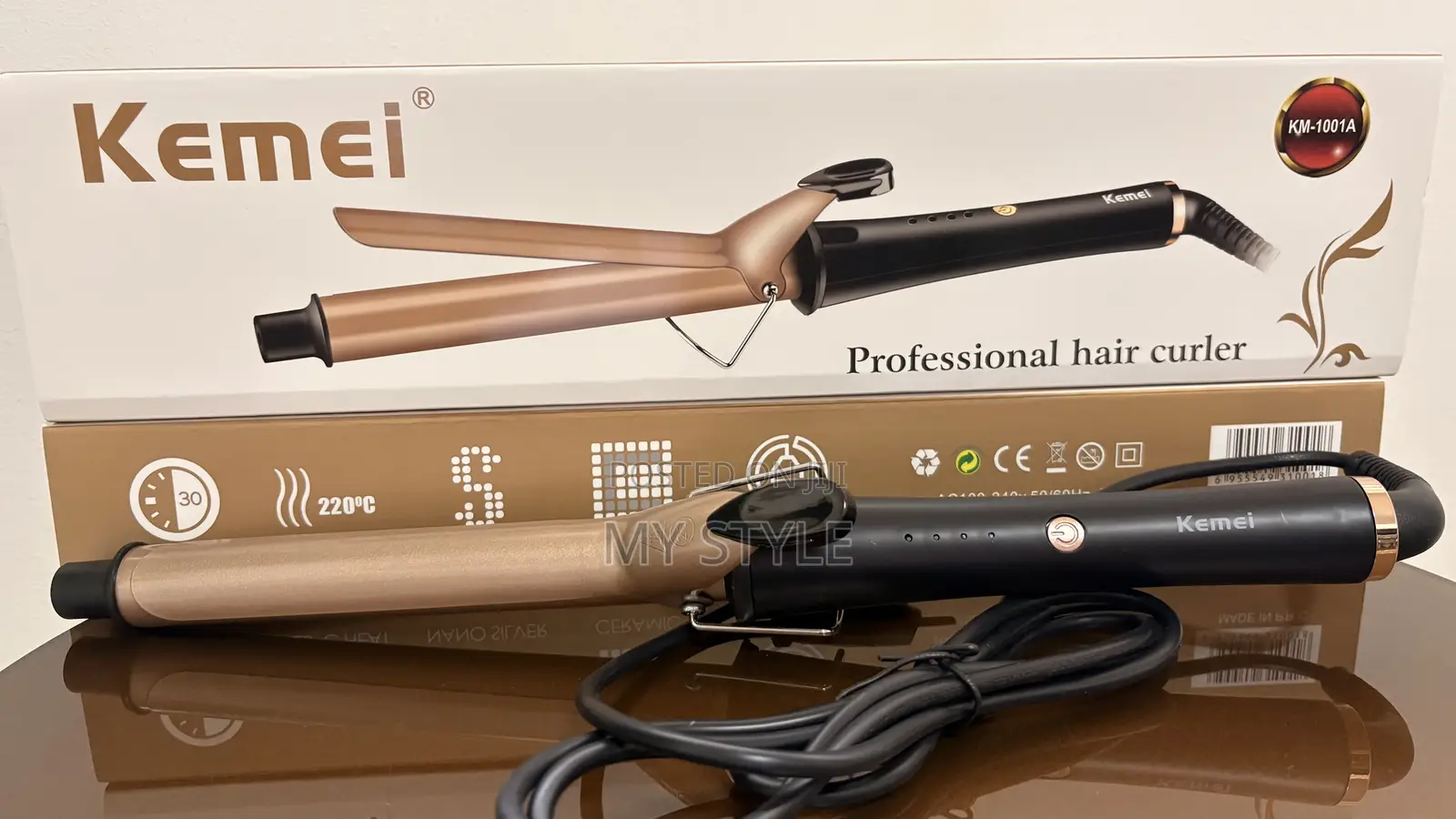 Hair Professional Curler Kemei Km-1001a