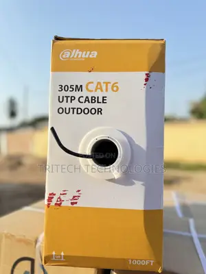 Dahua Pfm920-6u 305m Outdoor Utp Cat6 Cable Pure Copper