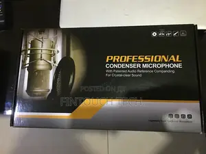 Professional Condenser Podcast Mic With Sound Controller Kit