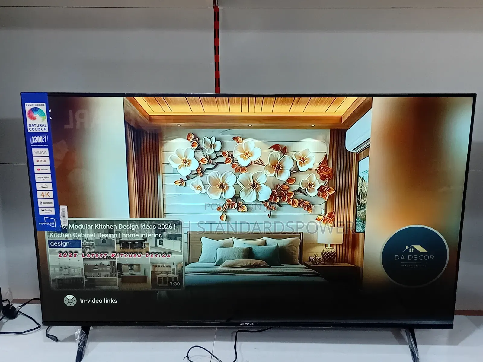 Ailyons 55” Smart Tv for Everyday Fun