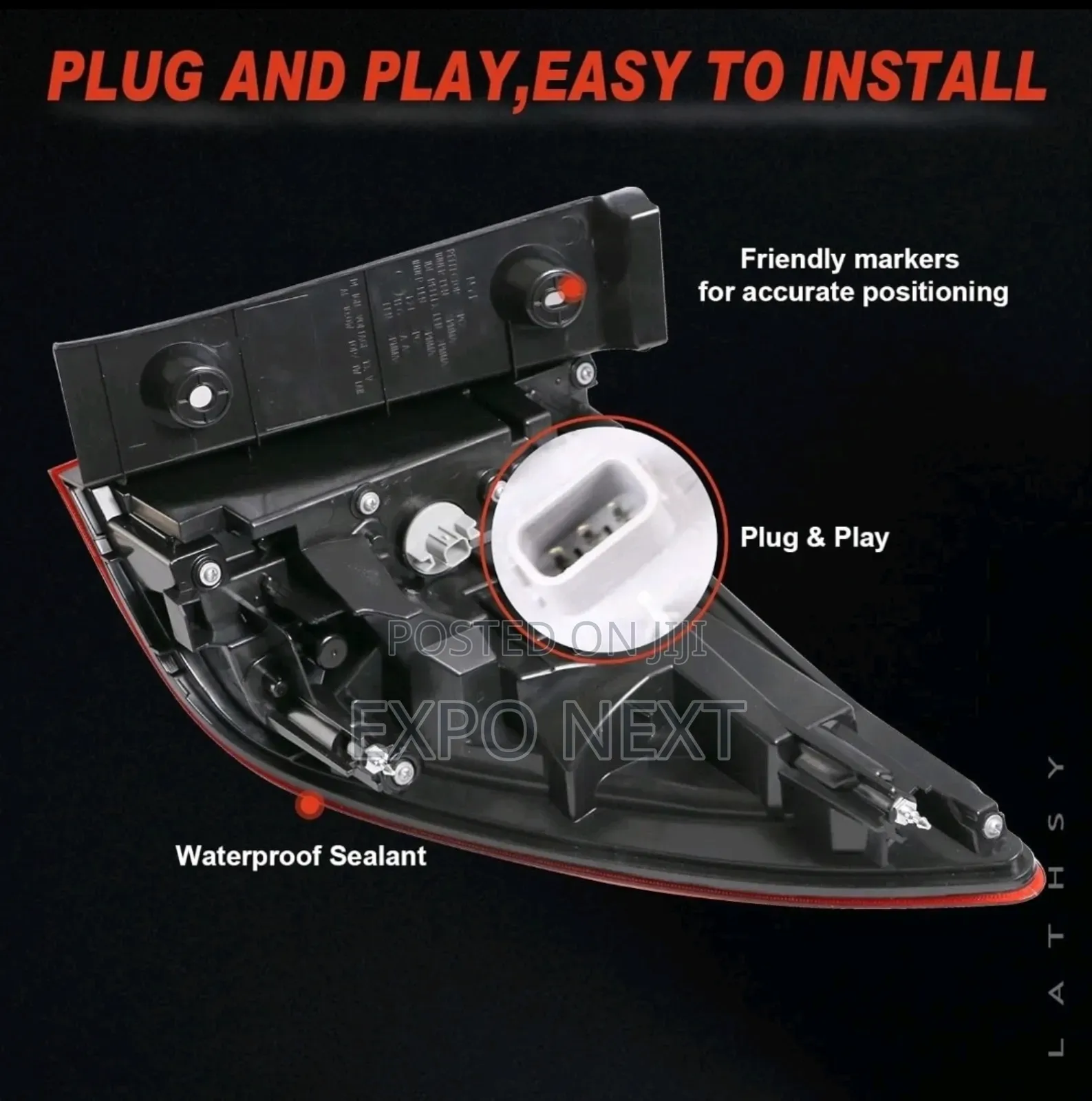 Halogen Tail Light Assembly Compatible With 2019-2022 Honda Pilot