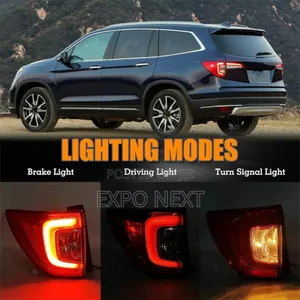 Inner Outer Led Tail Light For Honda Pilot 2019-2022 Rear Brake