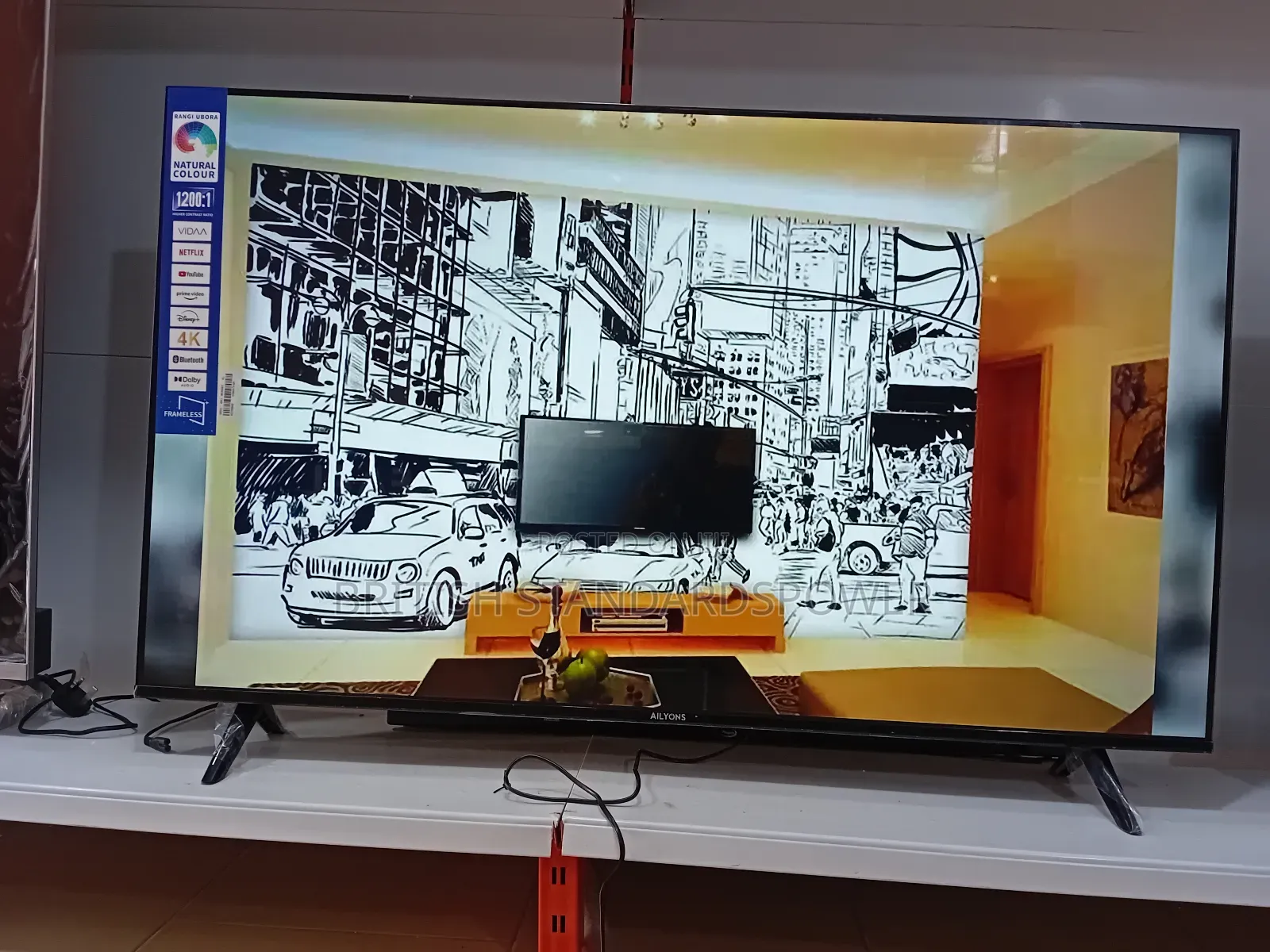 Ailyons 55” Smart Tv for Cool Relaxing