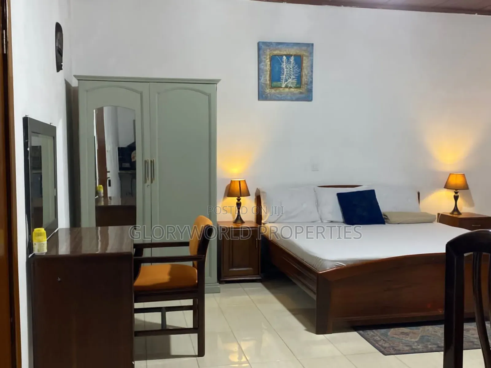 Spacious Furnished Studio Apartment at Spintex