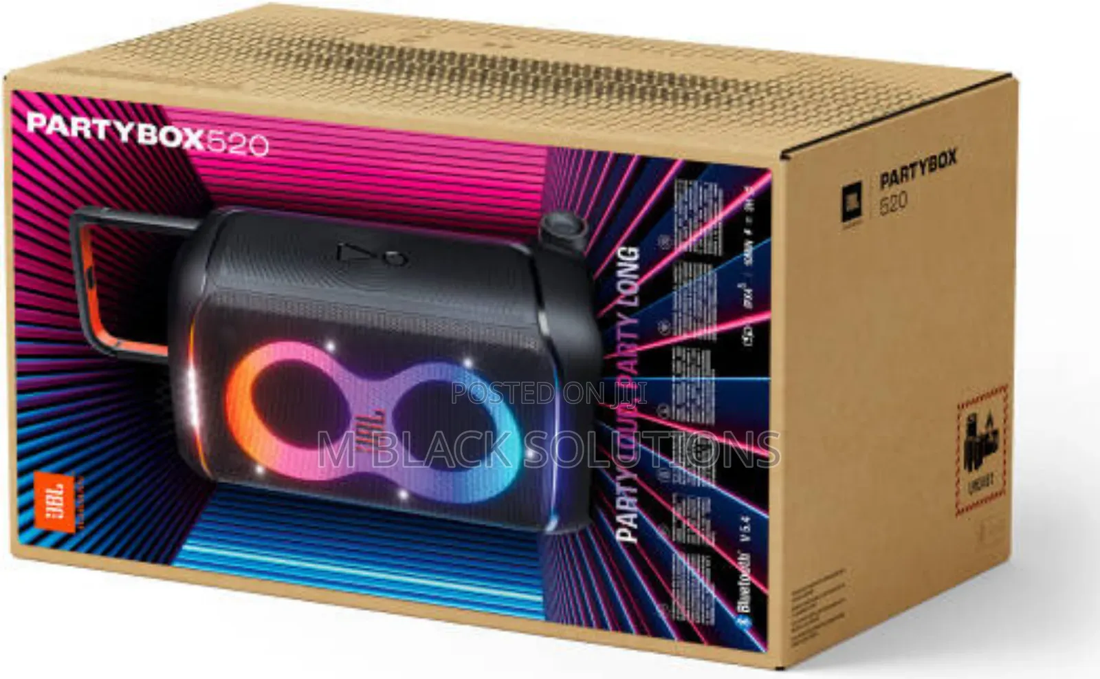 JBL Partybox 520 Portable Bluetooth Speaker