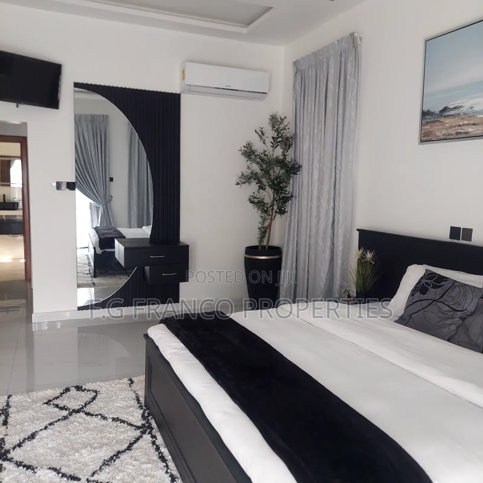 Furnished 4bdrm House in Kg.Franco Properties, East Legon for rent
