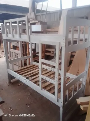 Single Bunk Bed White