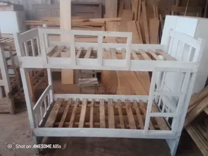 Single Bunk Bed White