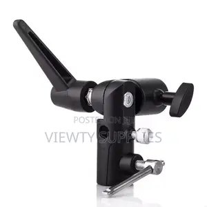 H-Type Swivel Tilt Metal Umbrella Softbox Holder Flash Bracket Adapter