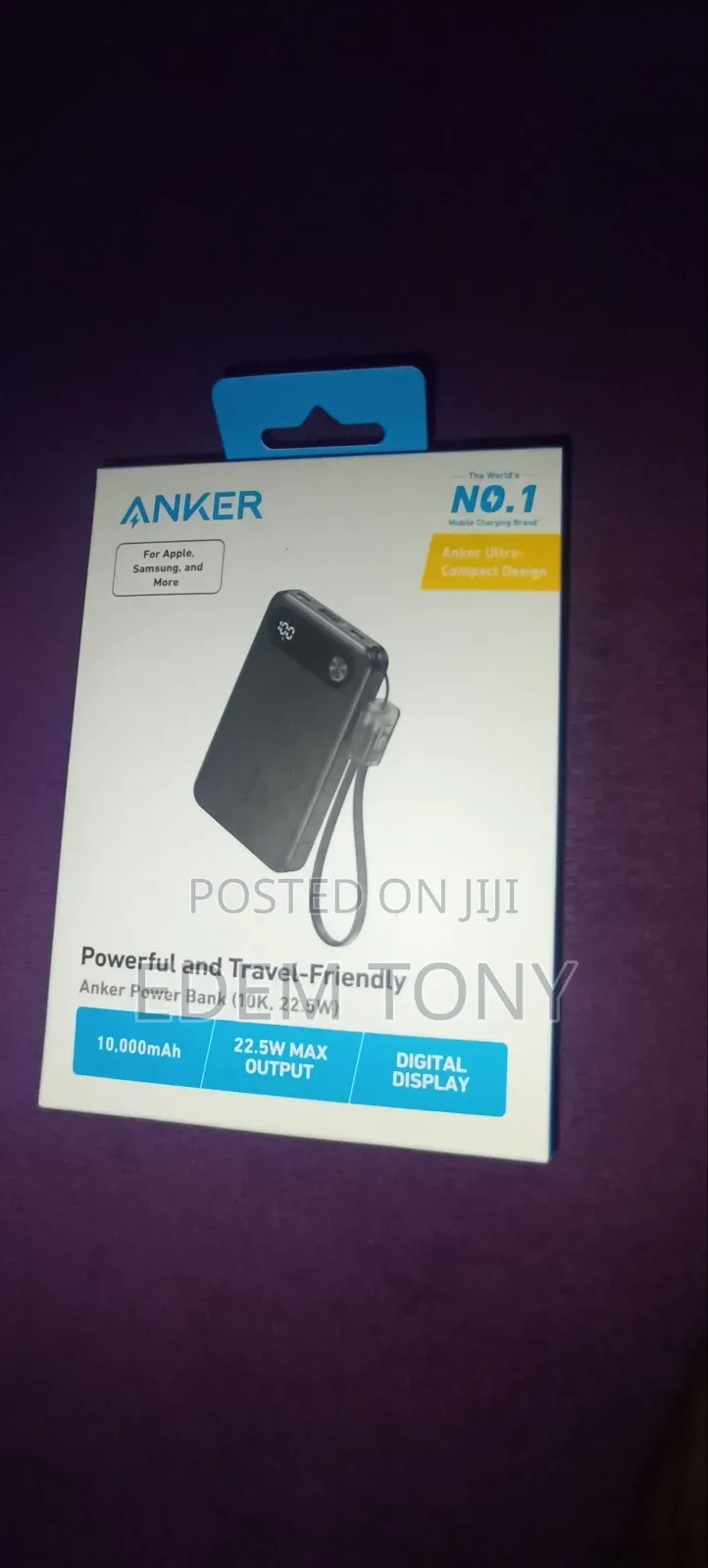 Anker Power Bank (, 22.5w) Portable Charger