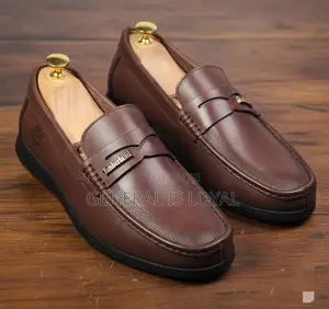 Timberland Chocolate Color Soft Leather Men’S Loafers