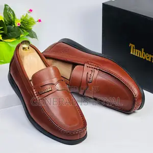 Timberland Brown Color Soft Leather Men’S Loafers