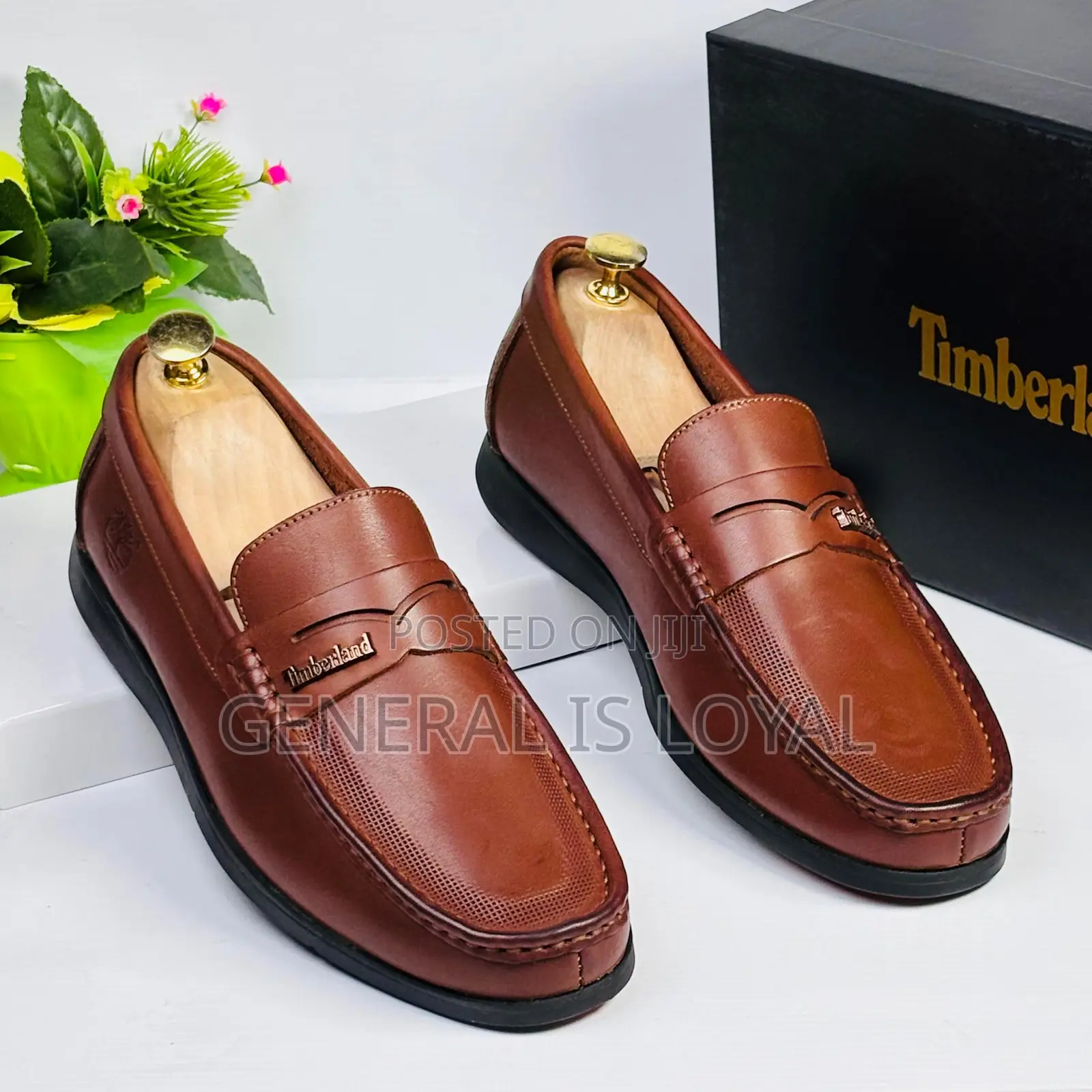 Timberland Brown Color Soft Leather Men’S Loafers