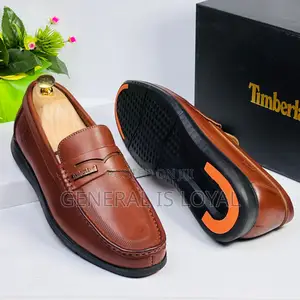 Timberland Brown Color Soft Leather Men’S Loafers