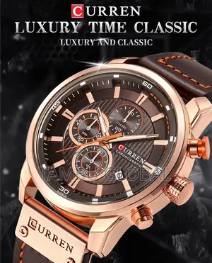 Curren Men’S Chronograph Leather Watch — Sturdy, Stylish, Original