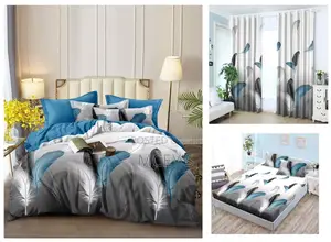 Same Color Duvet and Curtains