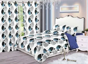 Original 8-Piece Duvet Cover Set With Curtains Available