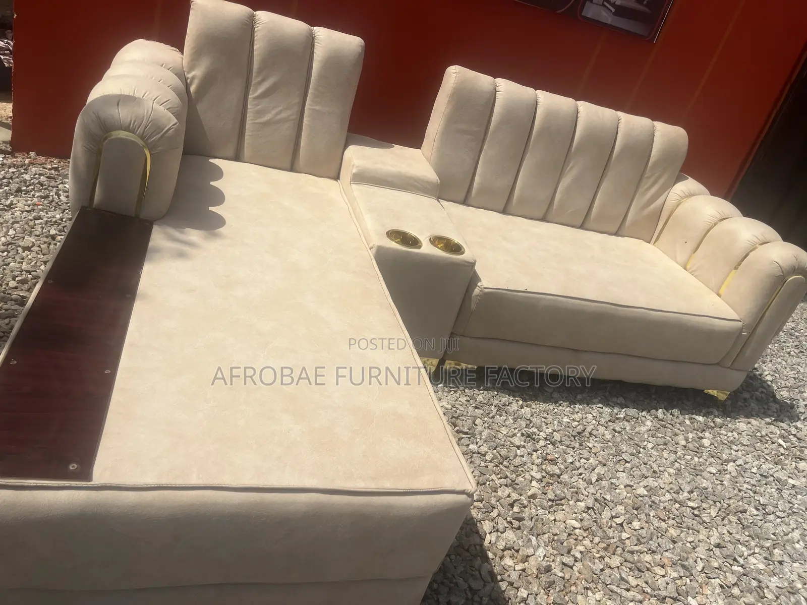 Quality Modern L Shape Sofa Chair From Afrobae Furniture Factory