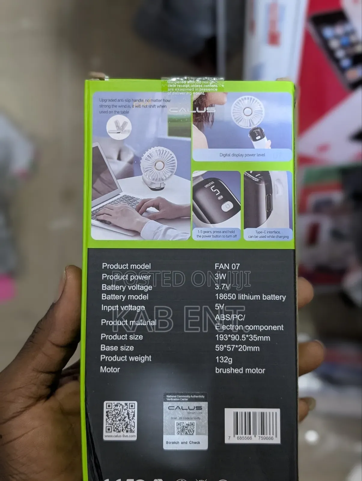 Portable Foldable Hand Held Fan