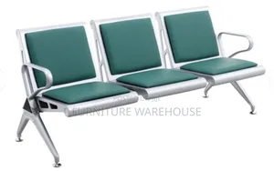 Three in One Waiting/ Reception Chair With Faux Leather
