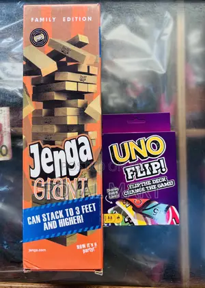 Jenga and Uno Game