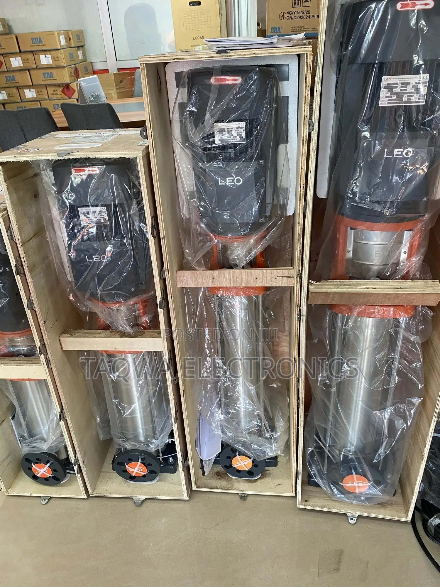 380v- 3 -Phase 5.5hp Leo 5.5hp Vertical Pump