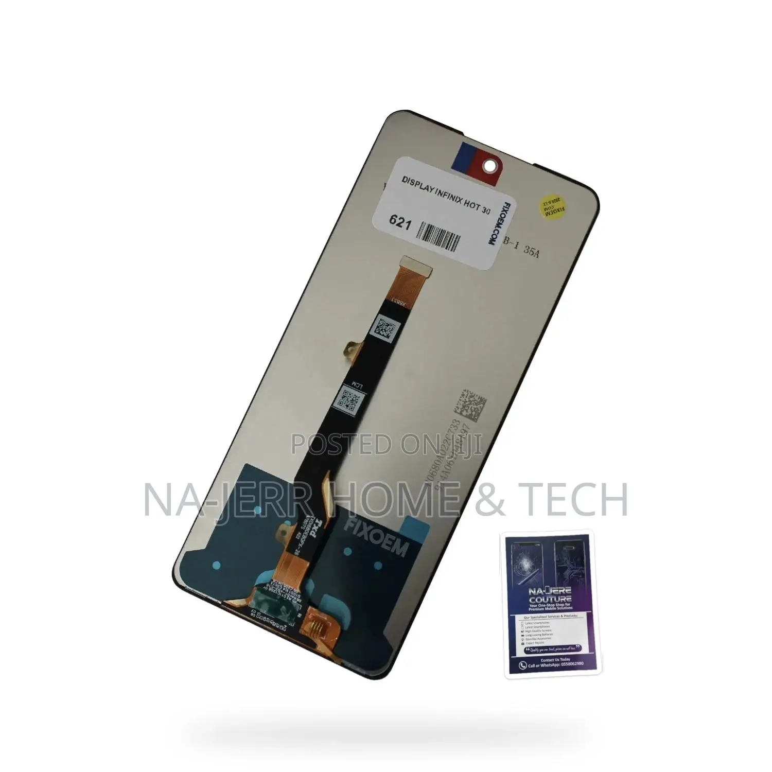 Tecno, Infinix, and Itel Screen and Other Parts