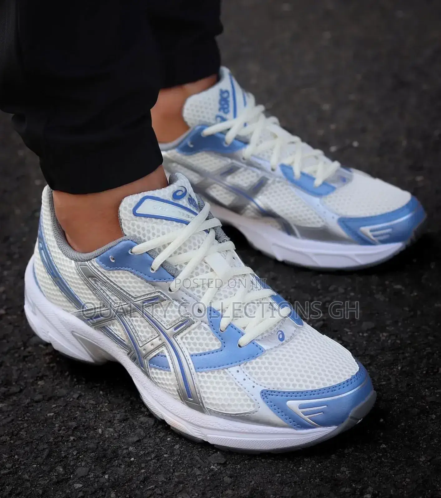 Asics Blue Silver