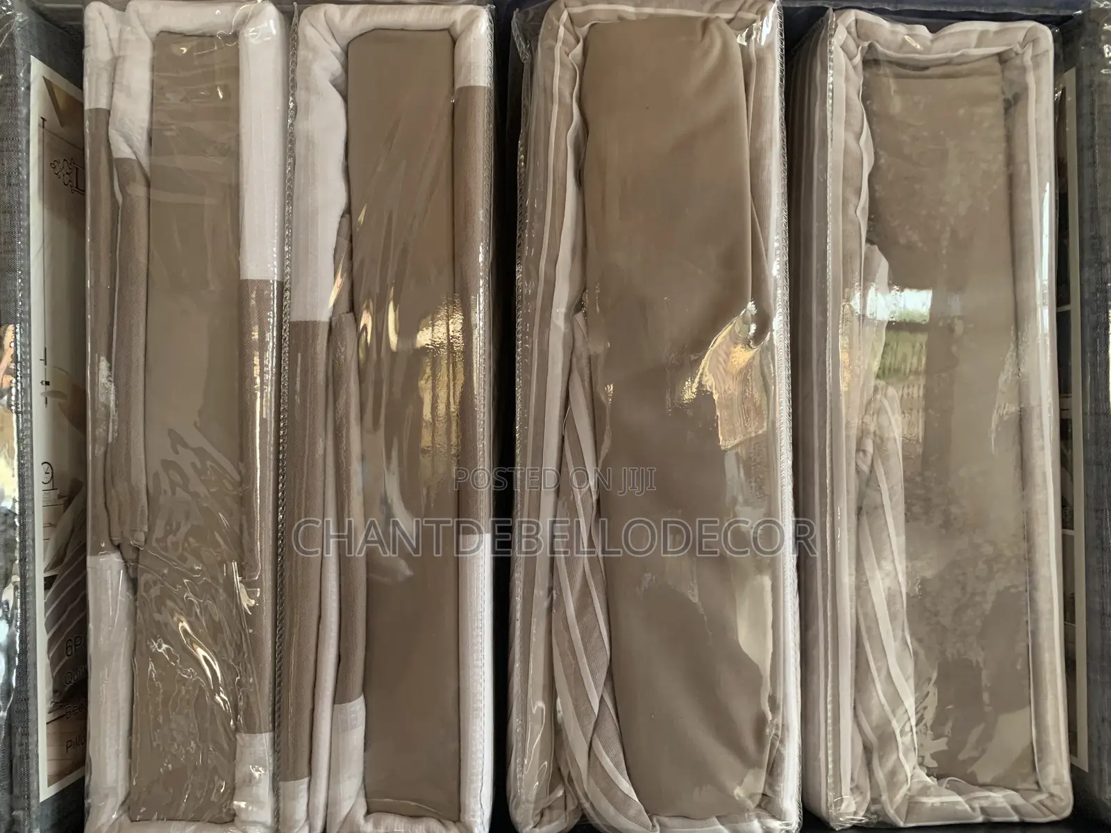 7-piece 300tc Pure Cotton Solid & Waffle Design King Size Duvet Set