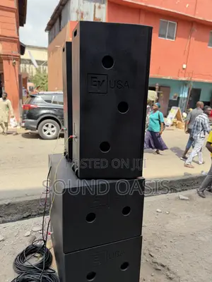 A Set of Electro-Voice (Ev) Professional Audio Speakers