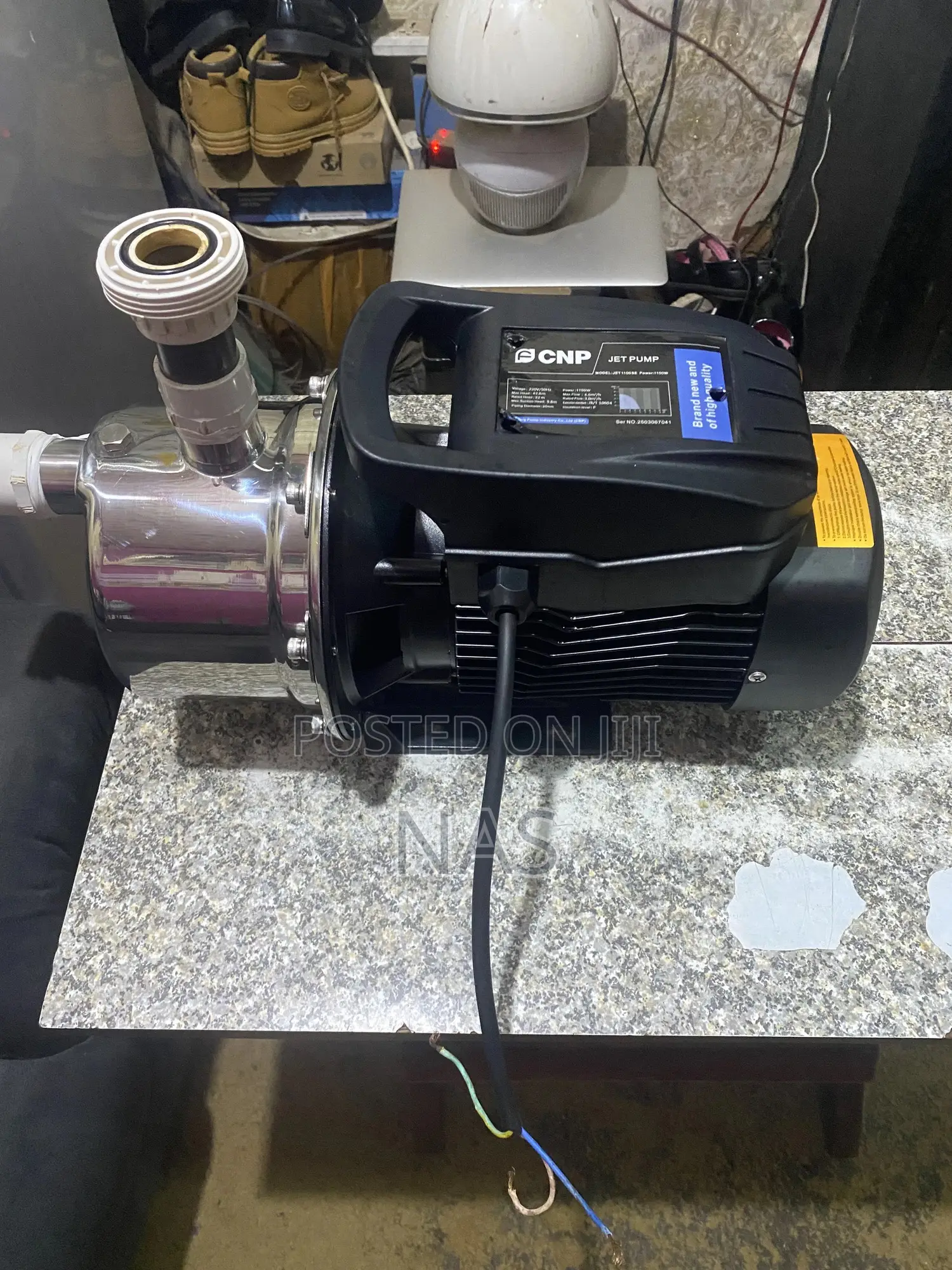 A1.5 Hp Leo Jet Pump and a CNP 1.5 Hp Pump