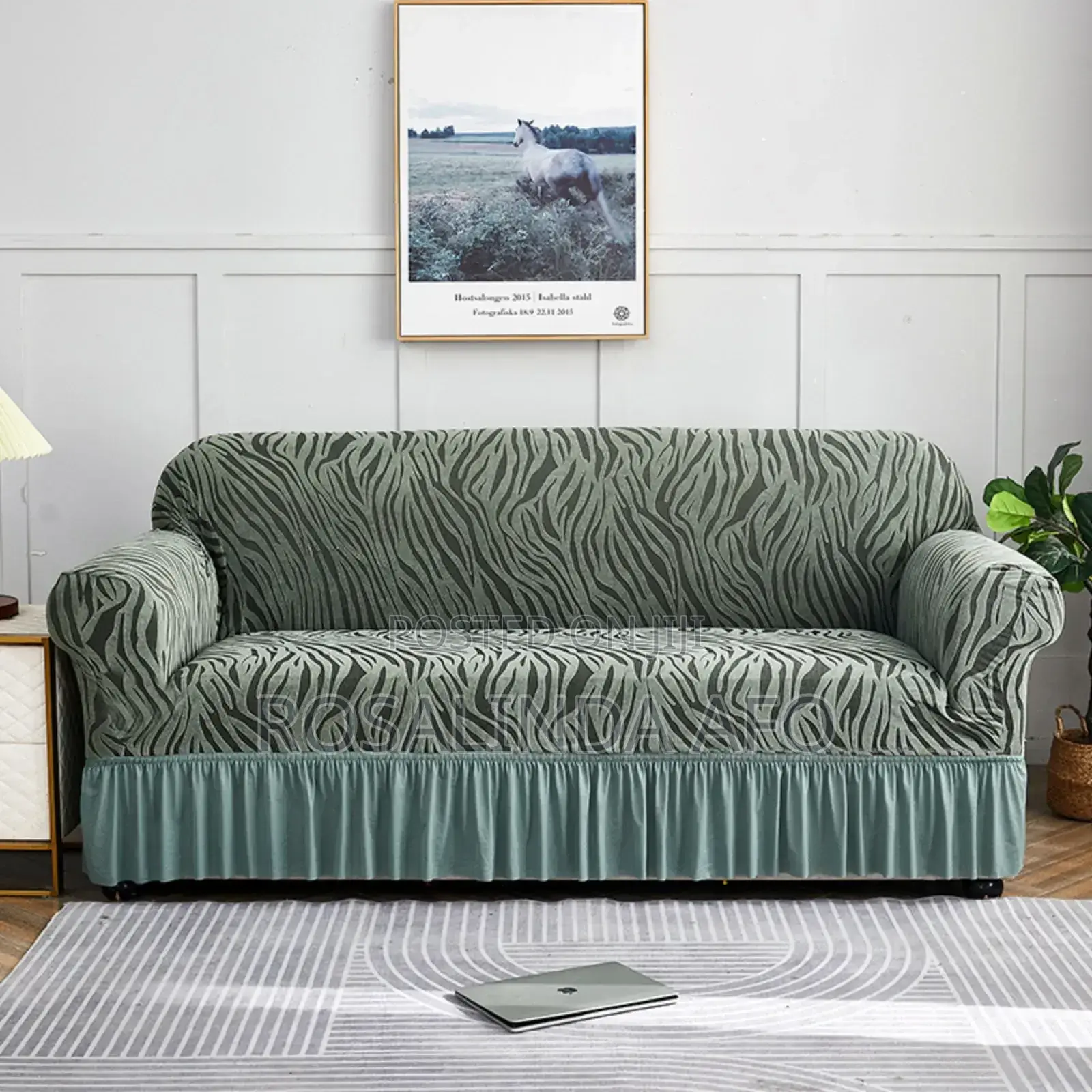 Pleated and Elastic Sofa Covers