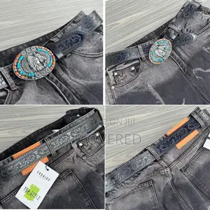 High Quality Vintage Jeans Leather Belts