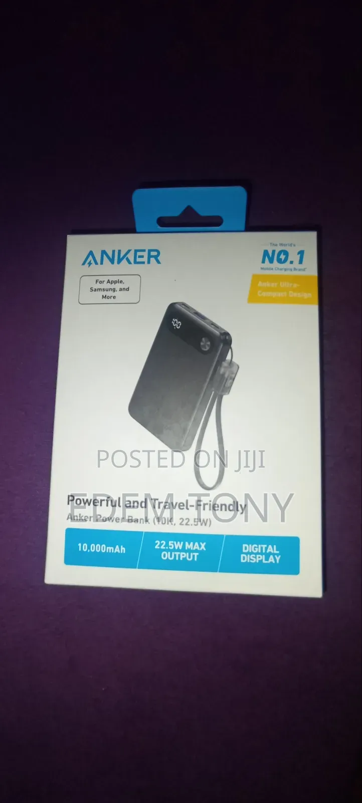 Anker Power Bank (, 22.5w) Portable Charger