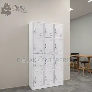 Office Locker Cabinet 12 Doors/ 12 Lockers