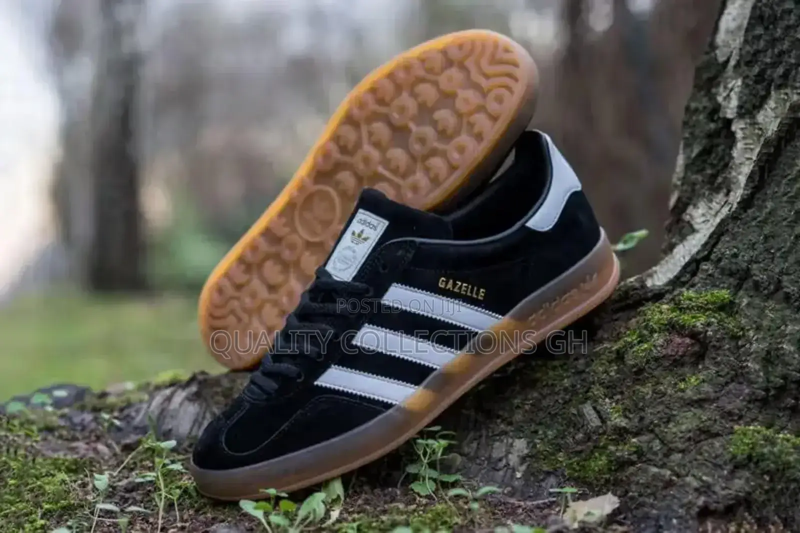 Adidas Samba Black and Brown