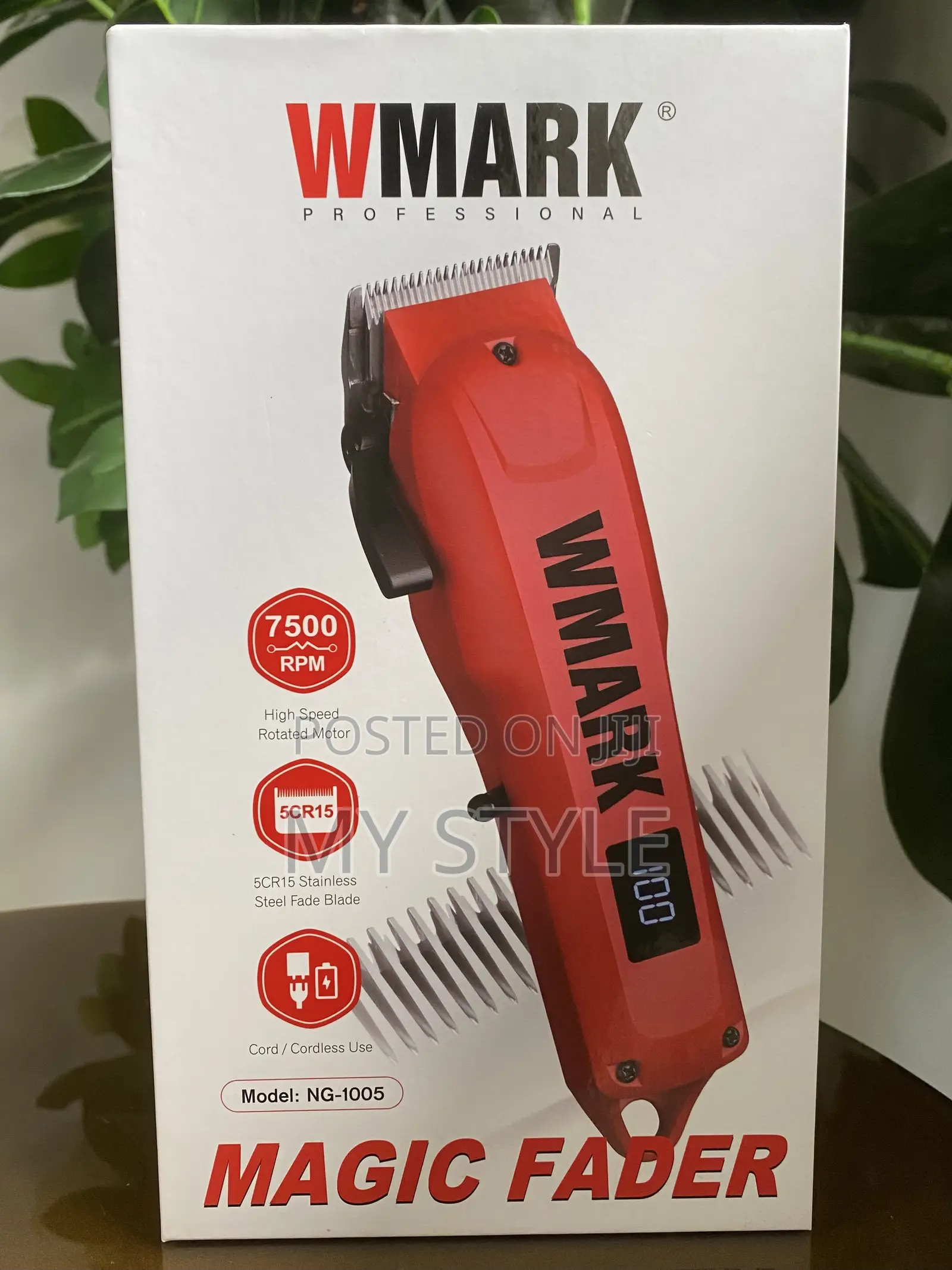 Wmark Hair Clipper and Trimmer Battery Level Display