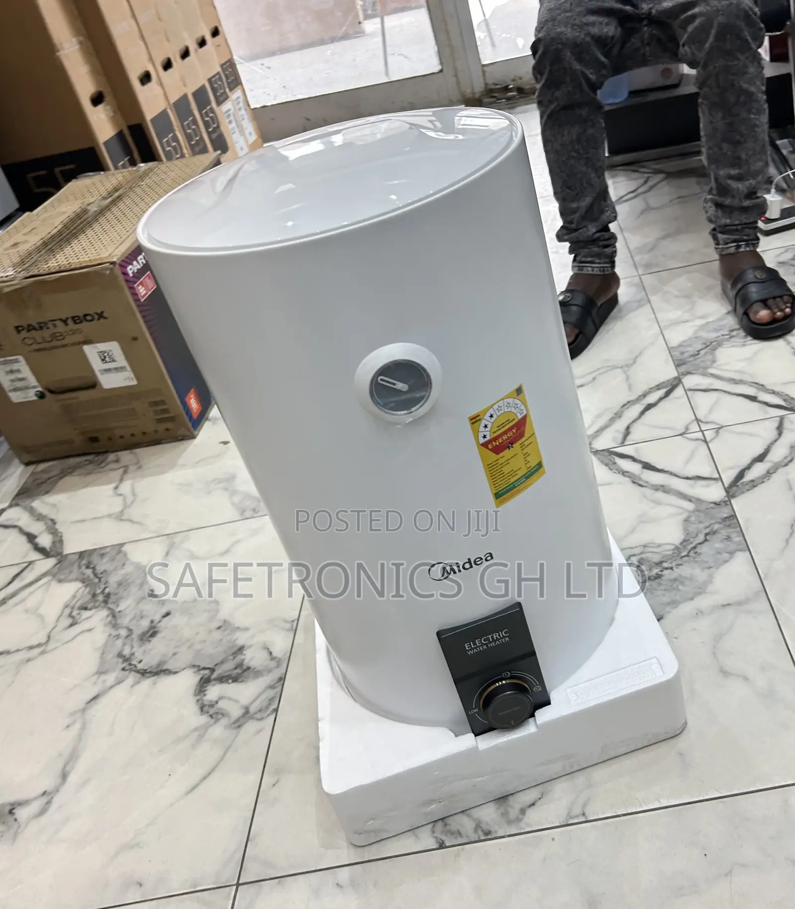 Kindly Buy Electric White 50 Liters Midea Water Heater