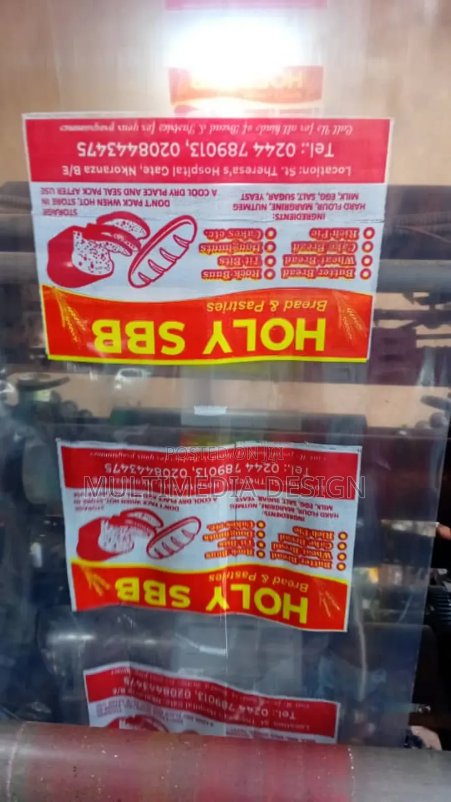 Bread Rubber Printing
