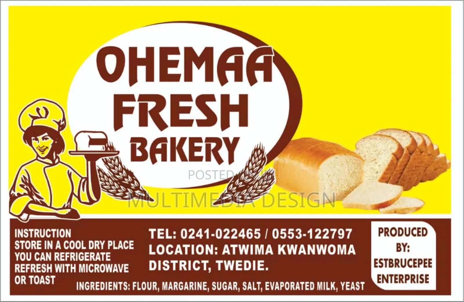 Bread Rubber Printing