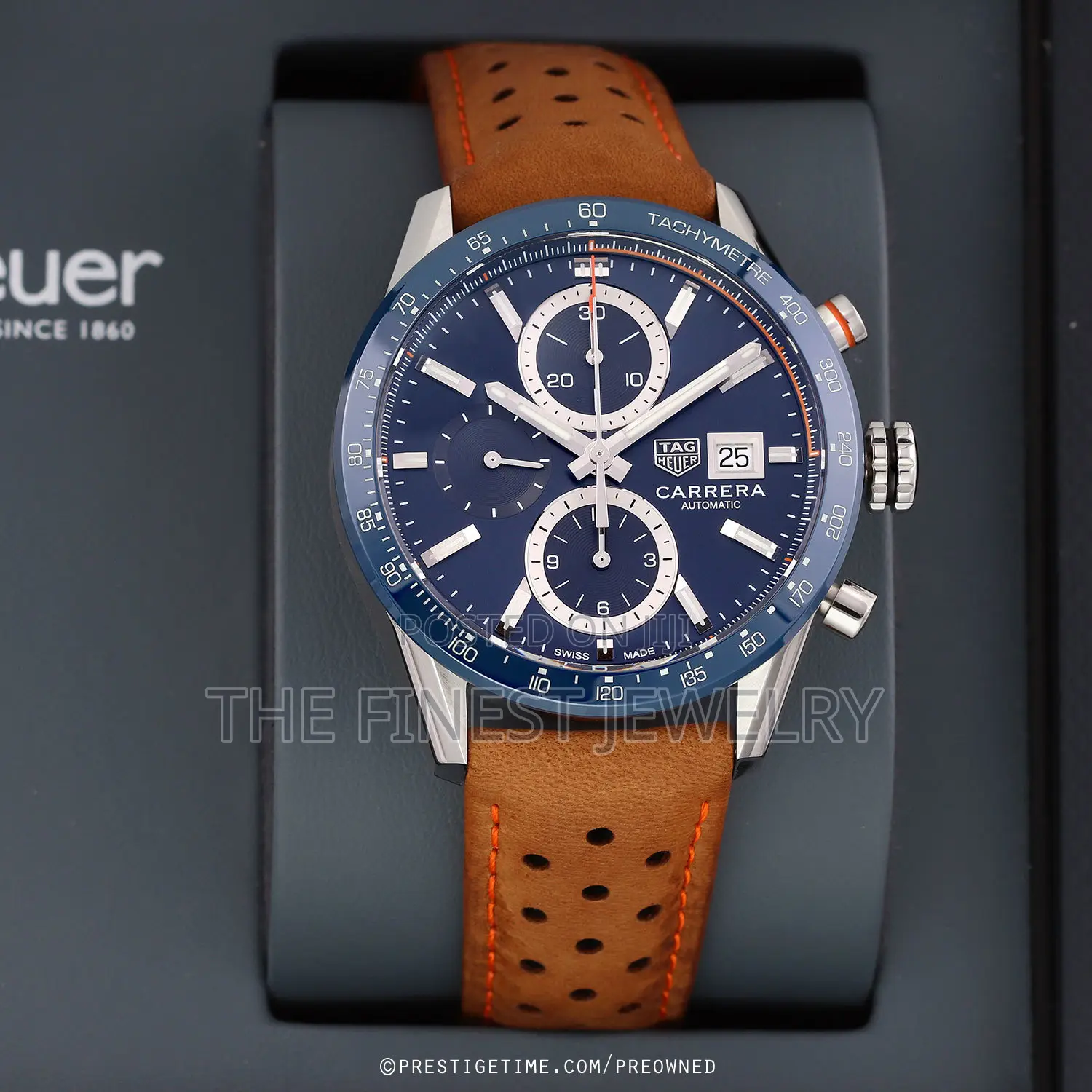 Tag Heuer Calibre 16 Blue Dial Chronograph’S Men’S Watch