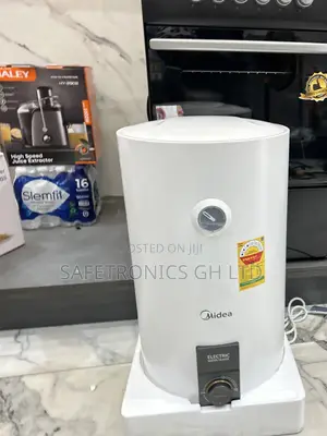Zealous (White/Black) Midea 50 Liters Electric Water Heater