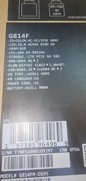 New Laptop Asus ROG Strix SCAR Edition 16GB AMD Ryzen 9 SSD 2T