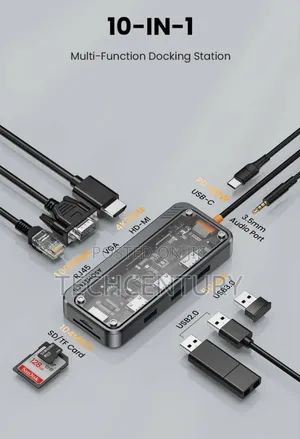 Asometech 10-in-1 Dock Station Type C Hub