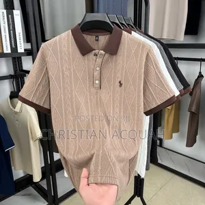 Knitted Short Sleeve Cotton Shirt