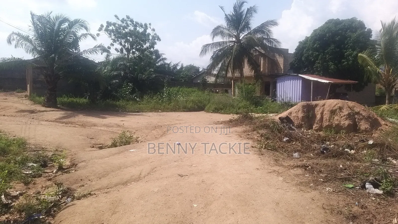 One Plot Single Room on Land for Sale at Opeikuma Polytank Road