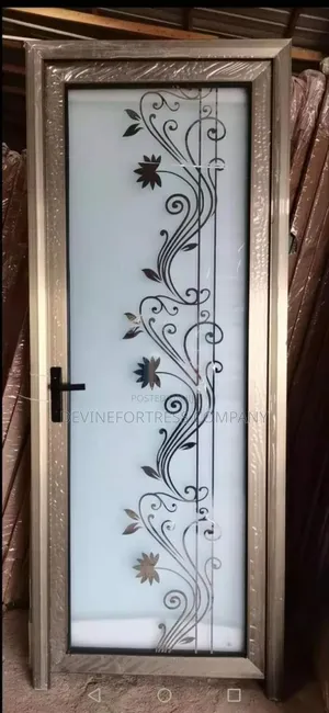Quality Opaque Glass Doors for Washroom,White Color // Sharpen Color.