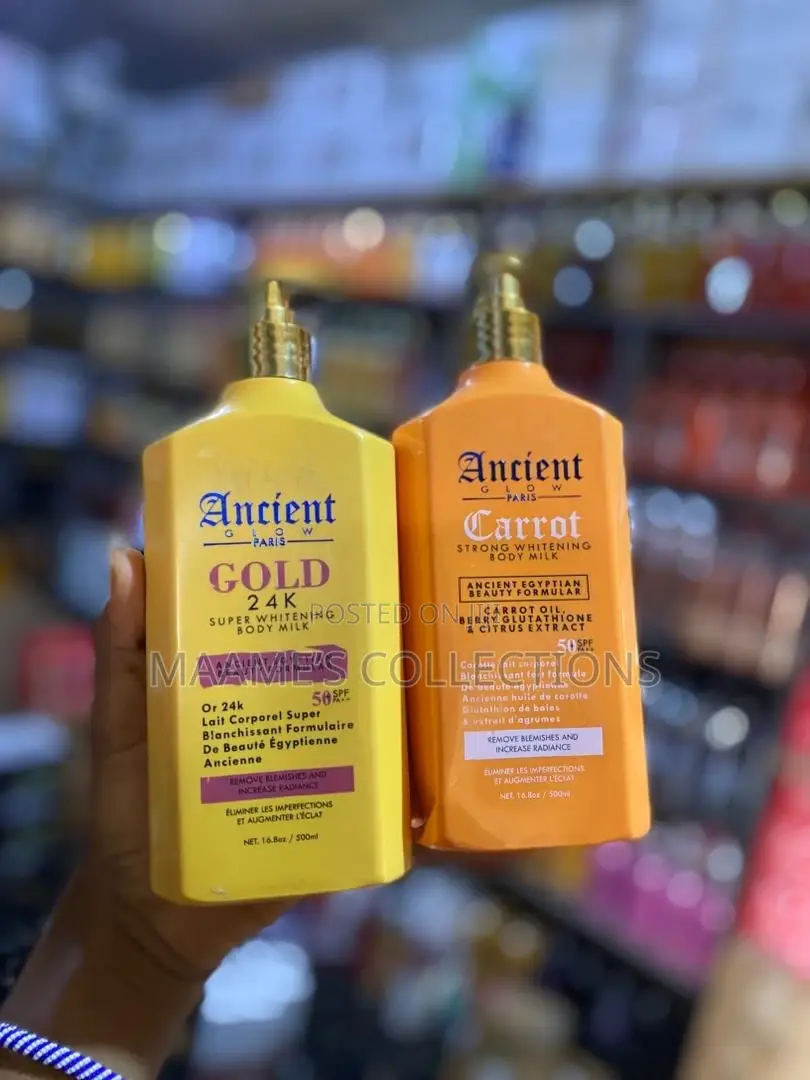 Ancient Glow Paris Skin Whitening Body Milk.