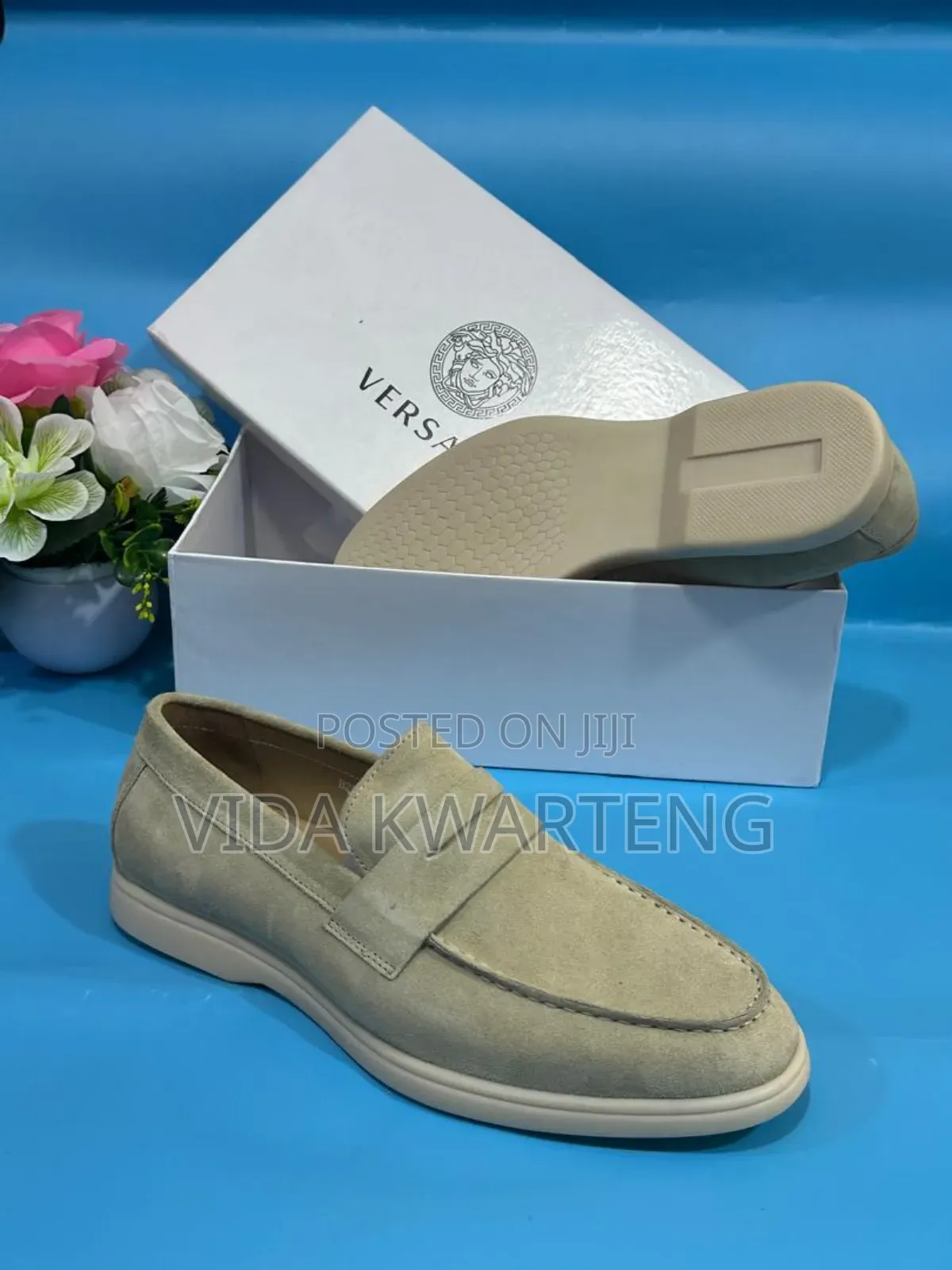 Quality Versace Suede Loafers