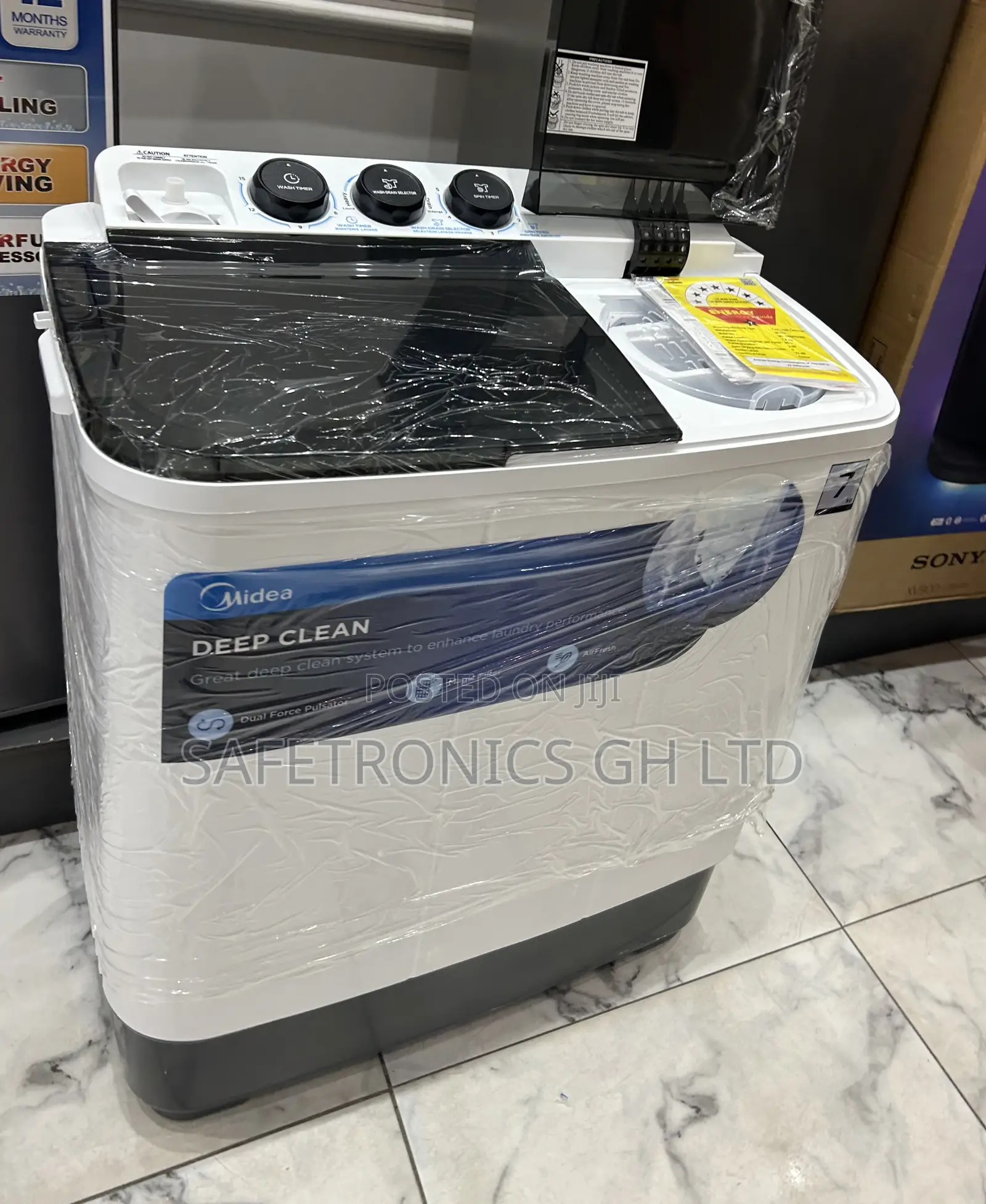 Spin and Wash Semiautomatic Topload Midea 7kg Washer